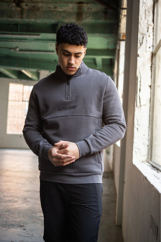 Generation Quater Zip - Dark Grey