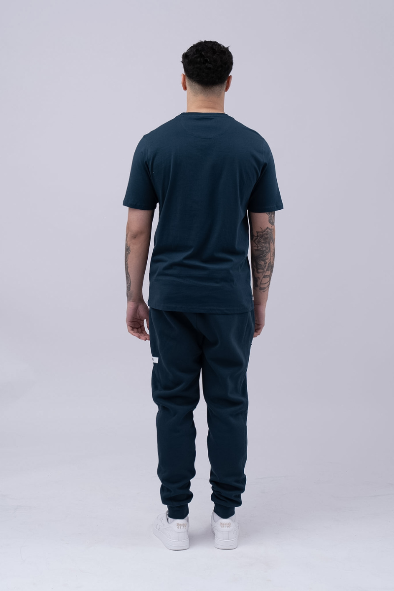 Sano Tee Navy Azure / White