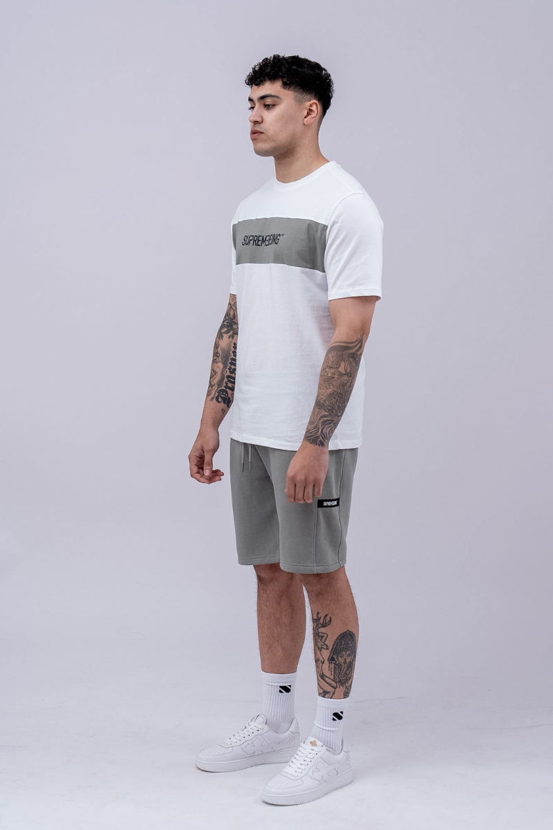 Sano Tee White/ Soft Green
