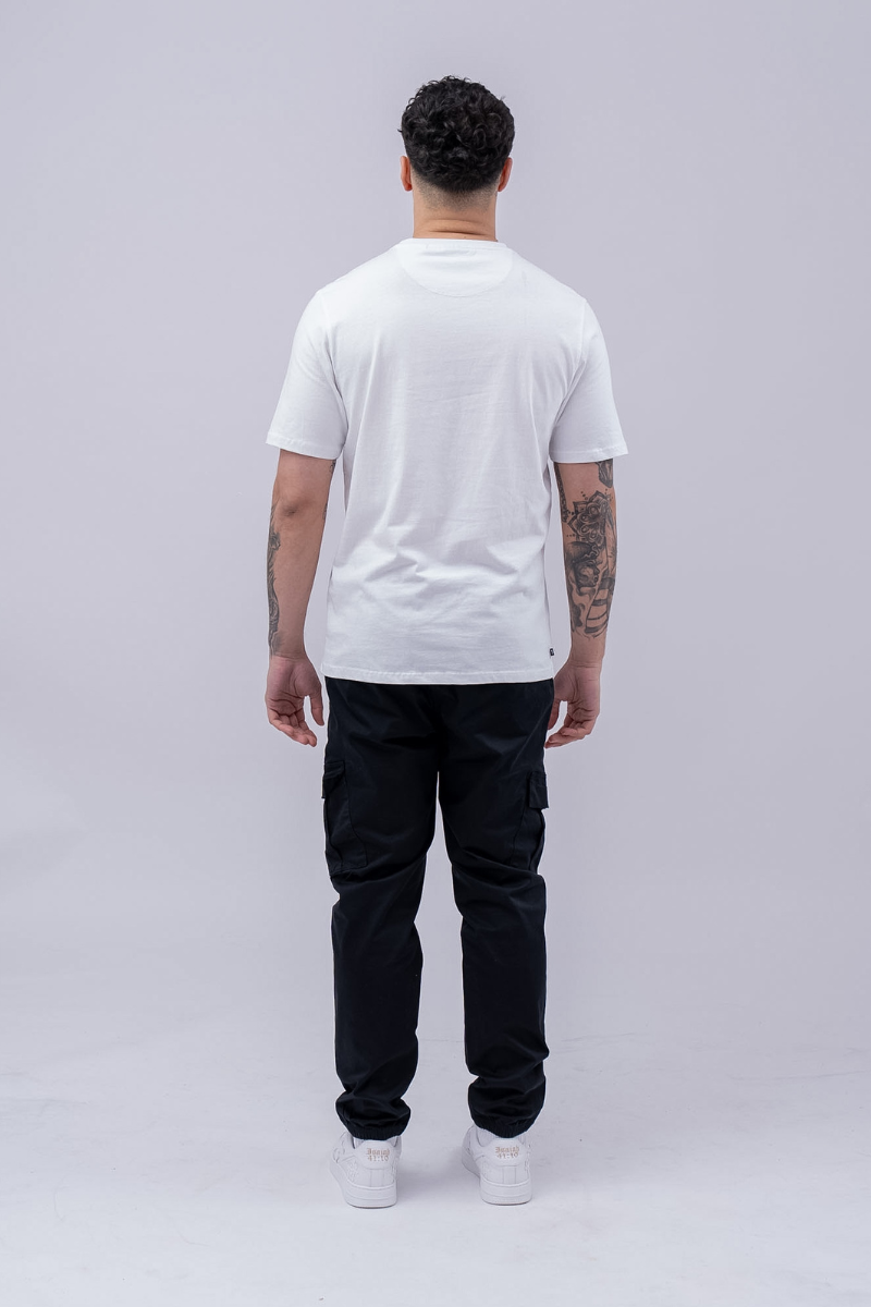 Sano Tee White/ Soft Green
