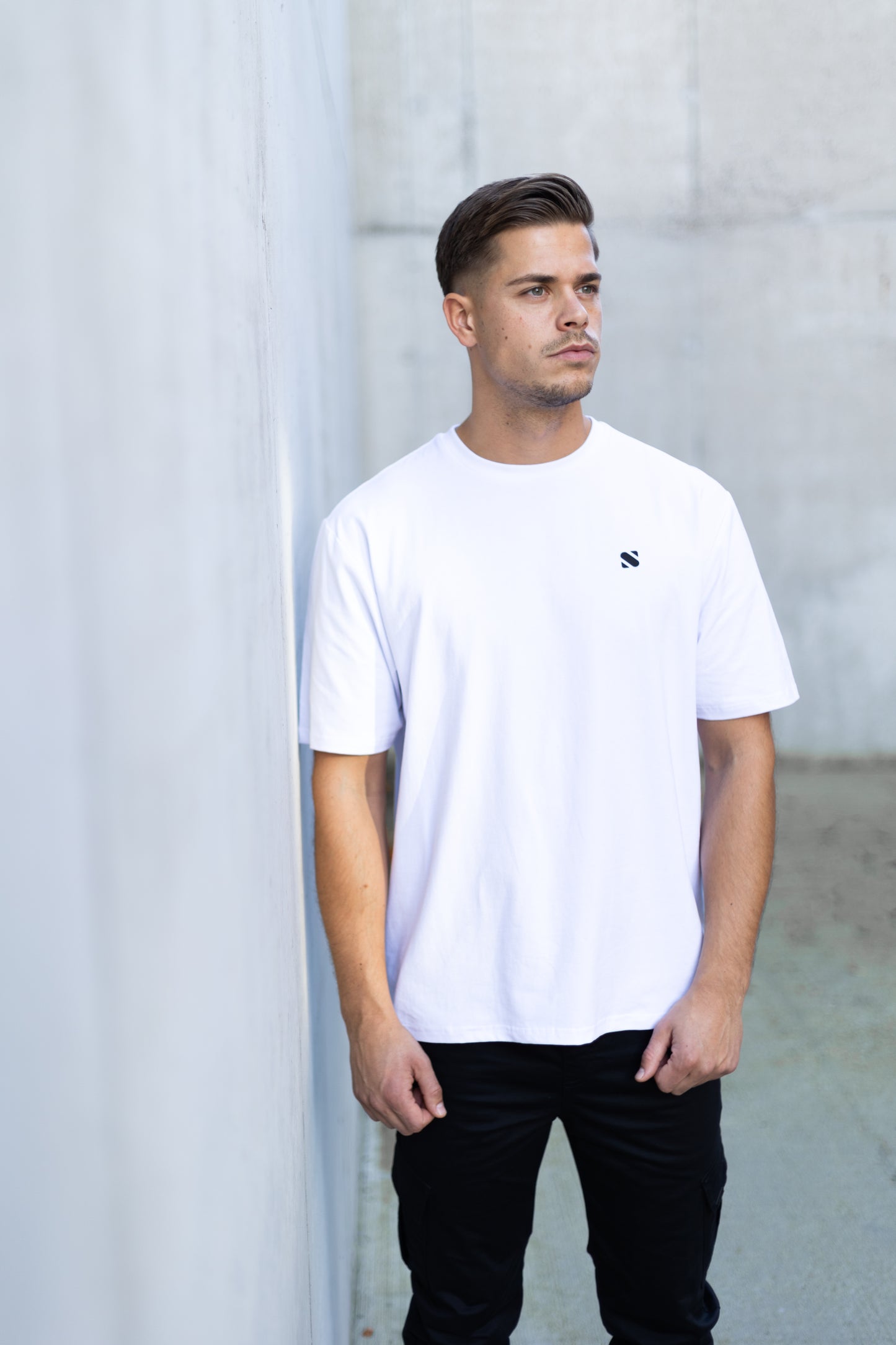 Atom Oversized Tee - White
