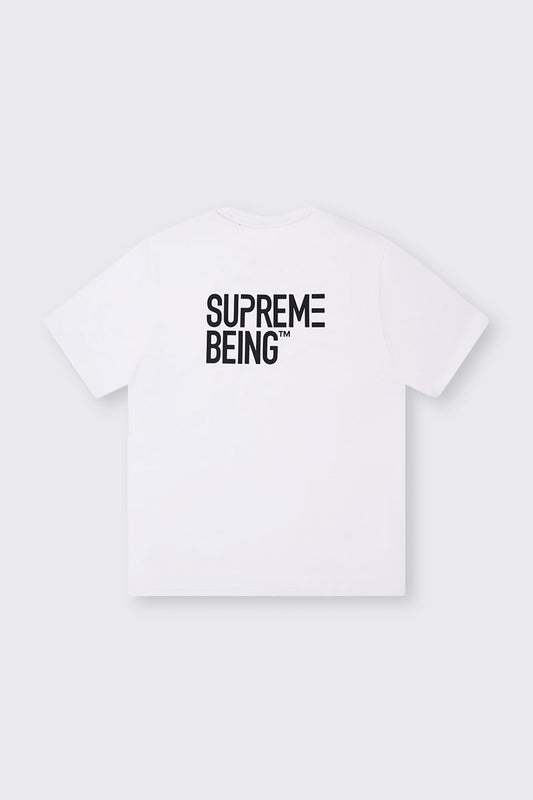 Atom Oversized Tee - White